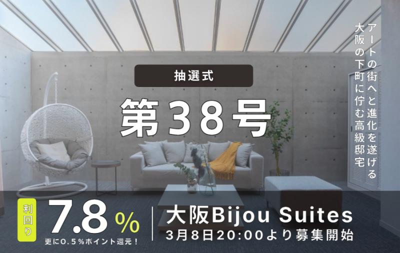 利回り不動産38号ファンド（大阪Bijou Suites）