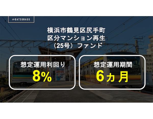横浜市鶴見区尻手町 区分再生ファンド【抽選式】