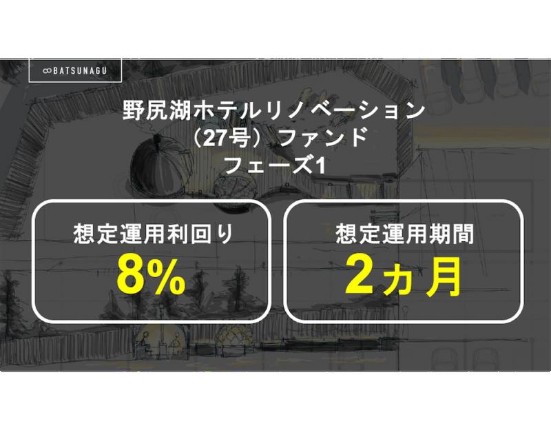 野尻湖ホテルリノベーションファンド フェーズ1【抽選式】